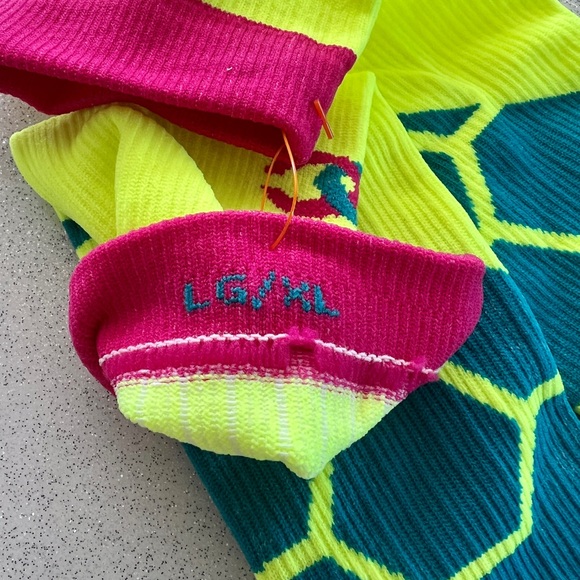 Pro compression socks pair L/XL running for nurses, athletic marathon gym cross - Picture 3 of 6